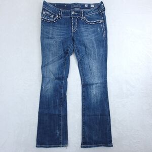 Miss Me Jeans Women's Size 29 Denim Signature Boot Cut je5152b2r western rodeo